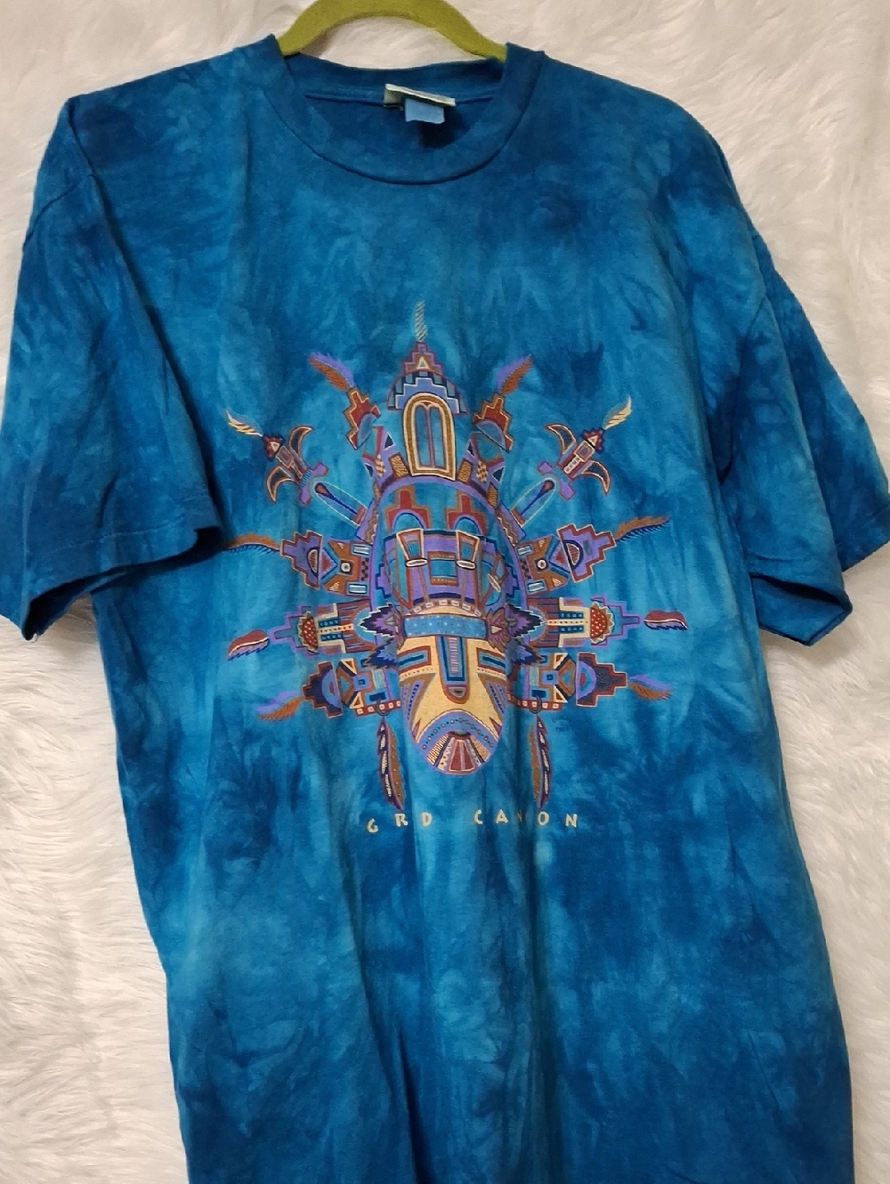 Blue Graphic Short Sleeve Tee - Grand Canon
